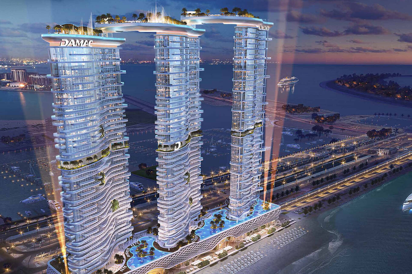 Apartment with 1 bedroom in Dubai Harbour, Dubai